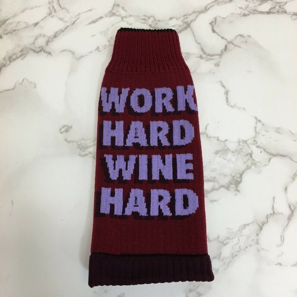 Work Hard Wine Hard Freaker USA Beverage Insulator - Picture 4 of 5